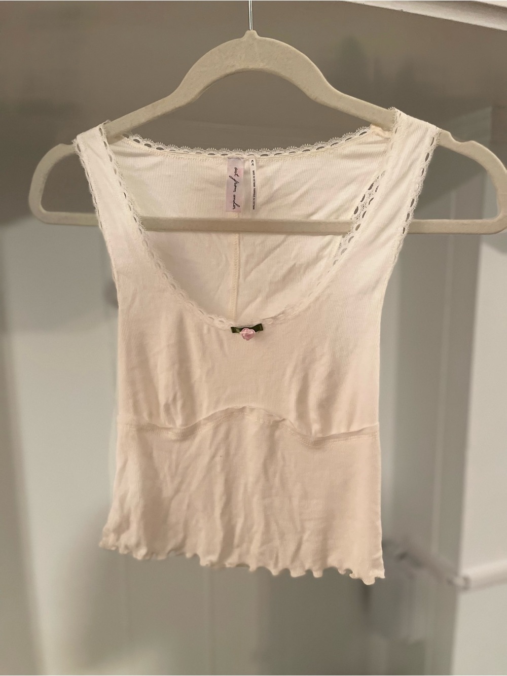 White urban outfitters crop top